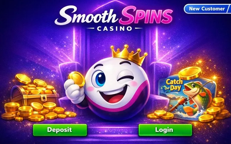 Smooth Spins bonus and promotions banner
