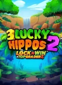 3 Lucky Hippos 2 slot cover